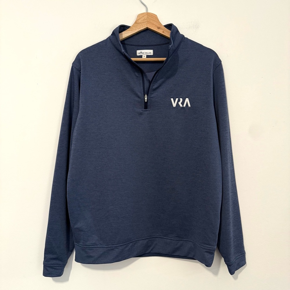 Peter Millar Crown Sport Perth Mélange Performance Quarter Zip Pullover